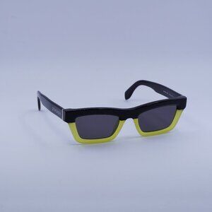 Palm Angels PERI108 MELROSE 1807 Sunglasses Black Cat Eye Frame, Grey Lenses